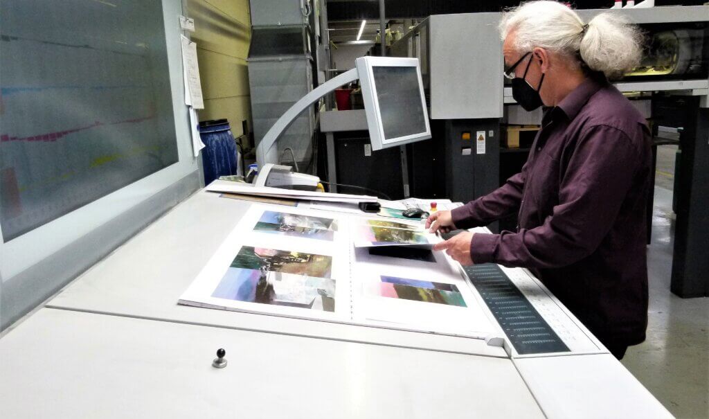 Print approval in offset printing