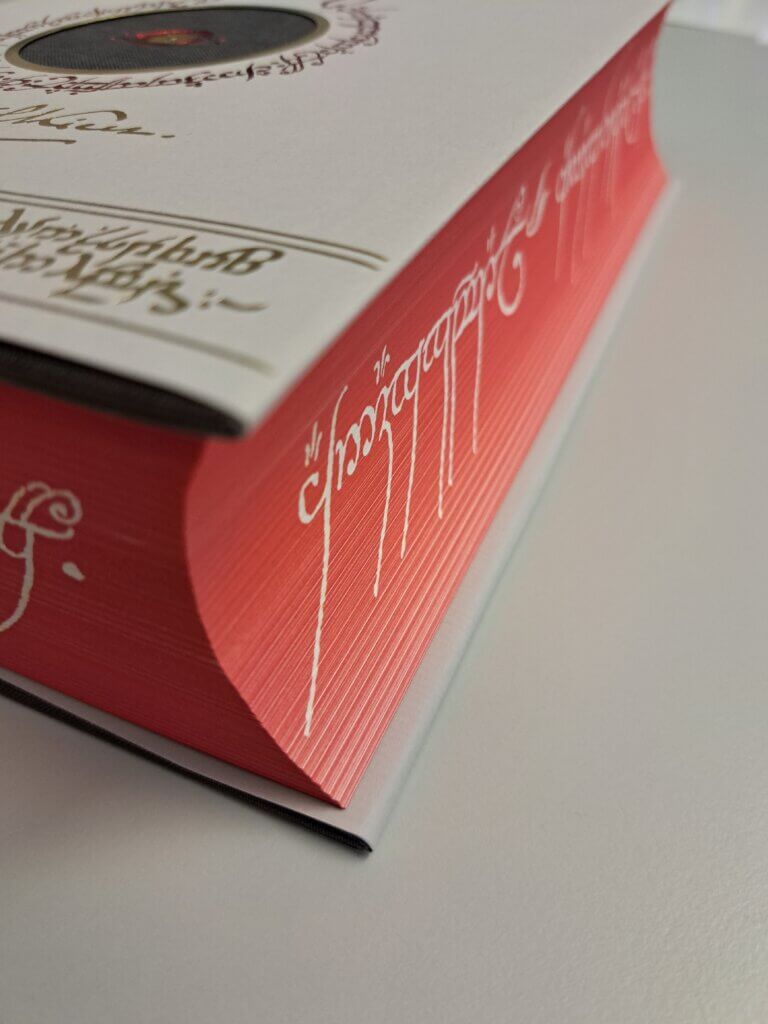 Der Herr der Ringe Einband Farbschnitt