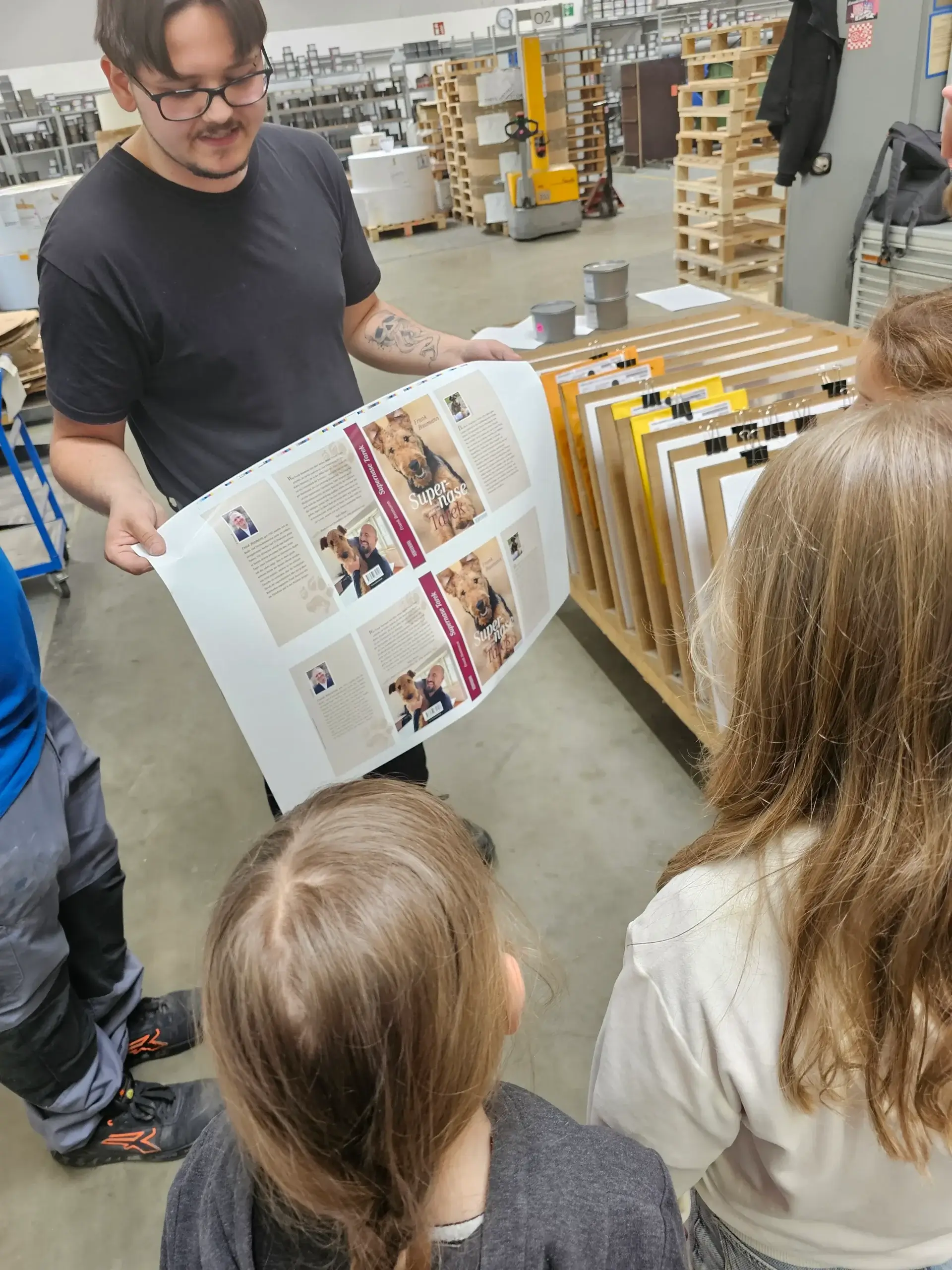 Beltz Grafische Betriebe - Führung Schulklasse